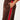 Brown pants with a red stripe worn by a person on a white background