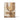 Earthy Abstract Print in beige and brown tones front view showcasing the framed canvas artwork.