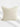 Elliot Heavy Linen Cushion 60cm x 60cm in natural/charcoal displaying the plain reverse side.