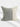Elliot Heavy Linen Cushion 60cm x 60cm in natural/charcoal featuring contrasting panels and clean vertical piping.
