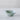 Medium Flax Fruit Bowl in duck egg ceramic, 19cm, minimalist design.