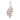 Frosted White Pinecone Cluster crafted from delicate glass featuring a frosted finish and beaded cap details for your Christmas tree.