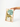 Fun House Tile Kids playful capiz wall art piece in the Giraffe style featuring a cute giraffe illustration and text shown in a hand-held view.