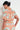 Glare Top Spring Glow shown from the back featuring a classic collared neckline and exclusive print in a soft lyocell-linen blend.
