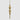Gold Finial large size showcasing a durable metal hanging ornament with a warm gold finish for festive holiday styling.