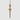 Gold Finial medium size featuring a classic hanging decorative ornament crafted in durable metal with a warm finish.