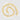 Golden Ribbon Tinsel Garland coiled neatly to showcase the festive polyester ribbon design.