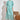 Gravitate Dress in pistachio front view showing button-through detail, rope belt, and midi length.