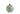 Green Glass Pearl and Bow Bauble featuring transparent green glass, intricate beaded lines, and dangling pearl details.