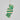 Green lolly xmas decoration