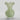 Green Hand Blown Glass Vase