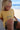 Happy Camper Reversible Tee butter-yellow side featuring Happy Camper graphic print on the front and contrast rust ribbed trim.