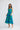 Full-length front view of a model wearing the Heather Dress in Bloomsbury Floral showing its A-line silhouette and maxi length.