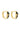 Heirloom huggies crafted in 18k gold vermeil featuring black onyx cubic zirconia gems.