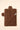 Hooded Towel crafted from a soft cotton and bamboo blend featuring a bear ears hood shown folded flat in chocolate.