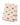 Folded view of the cream Horse Lover scarf showcasing the detailed scattered horse print and fringed edge.