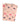 Folded view of the pink Horse Lover scarf highlighting the detailed equestrian print and soft winter texture.