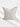Hudson Cappuccino Stripe Linen Cushion 60cm x 60cm hero studio view showcasing the refined flanged border and soft French flax linen fabric.