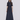 Ina Shirt Maxi Dress front view featuring a collar, short sleeves, and a slim waist silhouette in midnight sky.