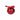 Red Hanging Bells individual ornament featuring a vibrant red finish complete with a matching ribbon loop.