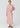 Innes Tuck Top in Pink crafted from 100% viscose satin, featuring an oversized fit, round neckline, slip-on style, elbow-length sleeves with elasticised cuff, and tapered hem.