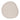 Irregular round mirror in sand showing the back view with hanging wire and hardware.