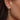 Long gold earrings, Toni May