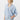 Joanne Shirt Blue three-quarter front view highlighting the pop-over style and relaxed fit.
