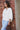 Joanne Shirt Jacket by Kireina, tie neck detail, side view