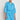 Jostle Dress Lagoon shown in full length featuring pintuck detailing and brass tie ends on the rope belt.