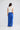Jude Pant in Cobalt shown from the back, crafted from a lyocell linen blend.