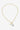 Juliette pearl necklace featuring an open link chain and a baroque freshwater organic pearl.