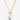 Close-up of the Juliette necklace showing the toggle fob design and baroque pearl detail.