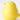 Kaka Bird in canary yellow 10cm showing a close up of the smooth finish and organic form.