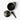 La Chamba Sauceboat with Lid & Spoon in black crafted from moulded coarse dark grey clay viewed from above.