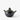 La Chamba Sauceboat with Lid & Spoon in black featuring a traditional handcrafted clay design.