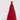 Large Scallop Leaf Tree Red close-up view highlighting the textured red velvet scallop leaf layers and stitched details.