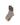 Pair of latte wool winter socks featuring a single stripe detail on the ribbed cuffs.