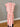 Laura shell top blush/red stripe back view crafted from pure cotton with a gathered neckline.