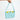 Limonata Shoulder Bag Blue featuring fully beaded lemon motifs on a blue and white striped base with a comfortable shoulder strap.