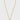 Luxe Audrey gold link chain necklace featuring a toggle clasp closure and an 8mm solitaire gemstone pendant.