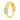 Angled view of the Luxe Forever gold ring showcasing its continuous half-band stone settings.