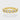 Luxe Forever gold ring featuring a round bezel set half band design with sparkling 5AAA CZ stones.