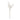 The full stem view showcases the entire structure of the artificial magnolia mini spray white for floral arrangements.