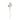 The full stem view showcases the entire structure and realistic design of the white magnolia river spray.