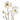 Close-up detail view of the artificial Magnolia Spray White, highlighting the texture of the white petals and subtle yellow-green centers.