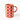 Artisan-crafted terracotta Maker Check Jug in a rosy pink and red checkered pattern.