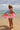 Marigold Reversible Swimsuit sky-blue ribbed one-piece featuring premium UV50 protection fabric and contrast ribbing hemline.