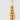 Metal Pleated Tree large size close-up view highlighting the tactile pleated texture and gold star detail.