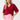 Mia Knit Raspberry featuring a relaxed fit v-neck design in a soft fluffy nylon knit finish for women.